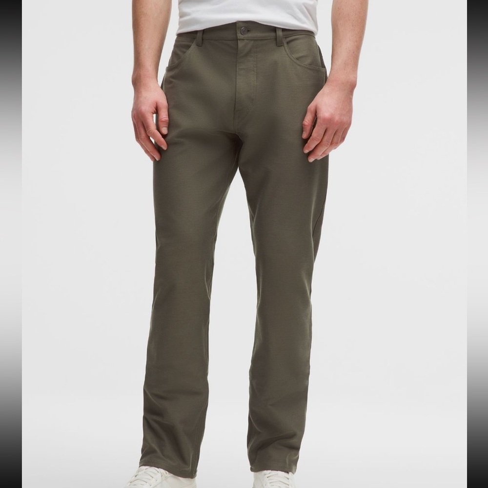 Lululemon ABC pants 5 pocket Olive green 32x32